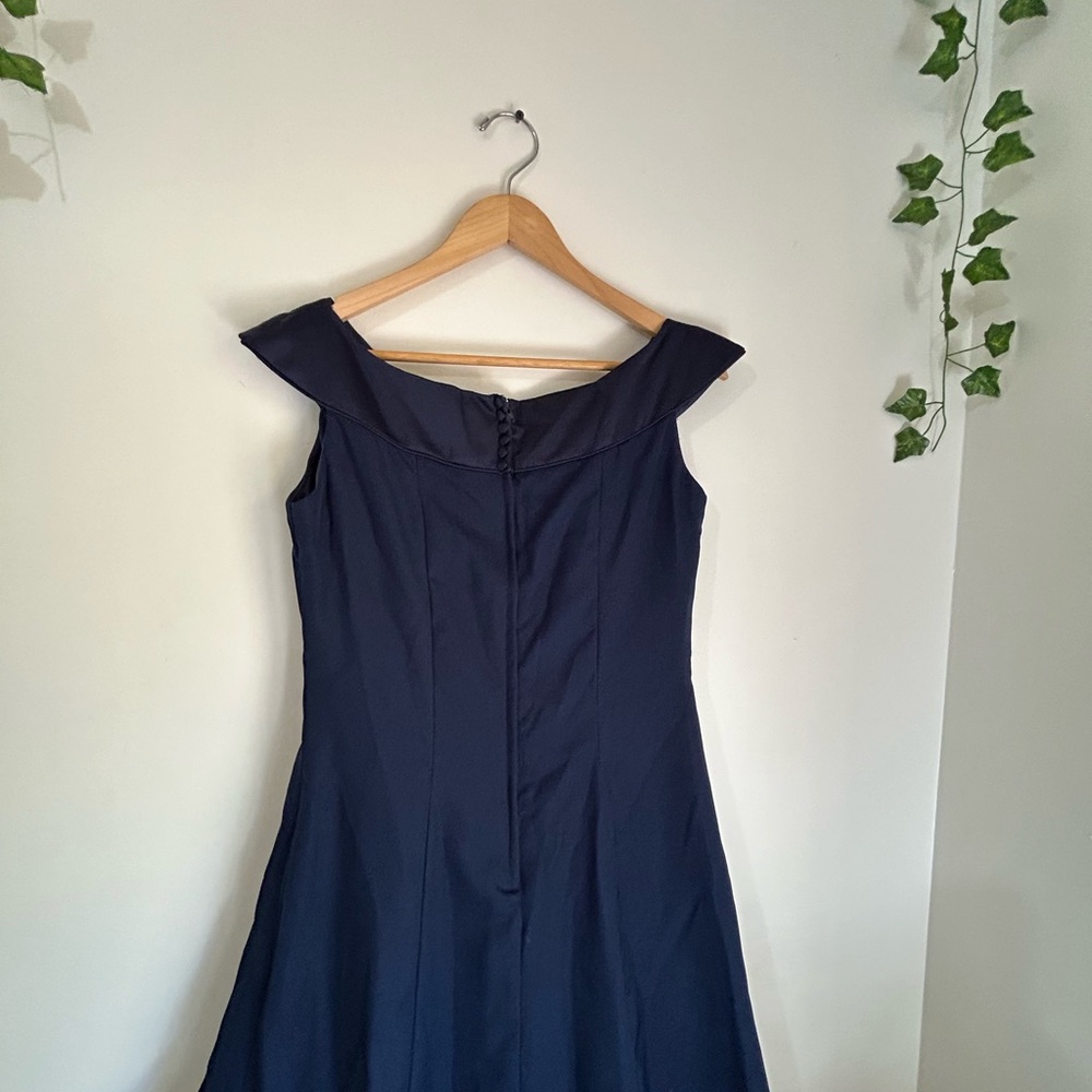 Alfred Angelo Midnight Blue Maxi Dress - Picture 11 of 12